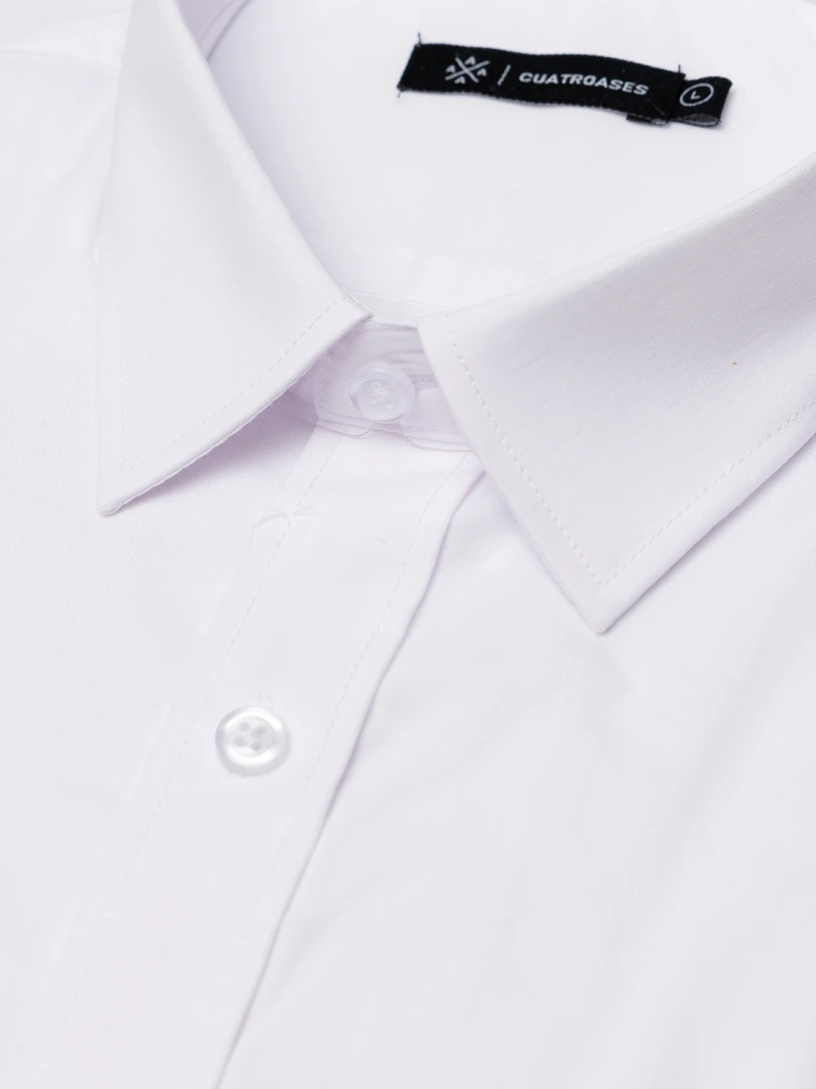 Camisa lisa - blanco 