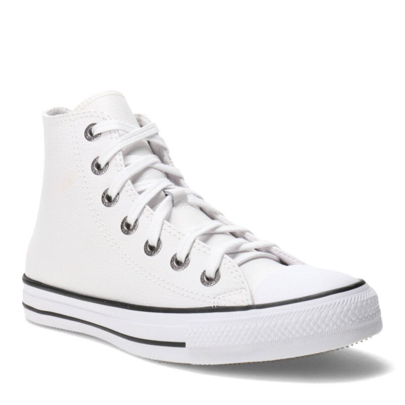 Championes Unisex Converse Chuck Taylor All Star HI Blanco - Negro
