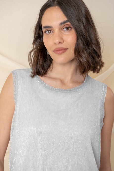 BLUSA MONIQUE Plateado