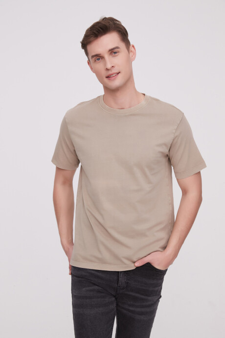 Remera Cappu Taupe / Mink / Vison