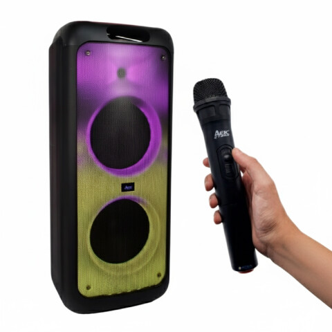 Parlante Caja Activa Bt Radio Usb Rgb Microfono Aek Parlante Caja Activa Bt Radio Usb Rgb Microfono Aek