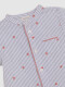 Pijama Rayas Con Estrellas Blanco