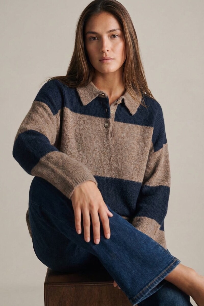 Sweater Polo Chocolate