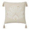 COJIN CUAD BEIGE CL ESTAMP 45X45CM Unica