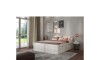 Cama Madera Maciza Con Cajones - Queen - Linea beauty Blanco