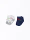 MEDIAS DE BEBE PACK X2 ESTAMPADO 1