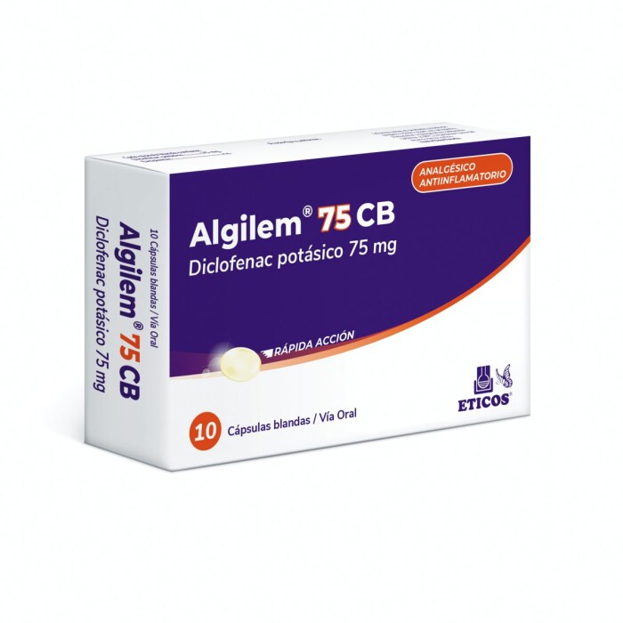 ALGILEM 75 CB CJ X 10 CAPS BLANDAS única