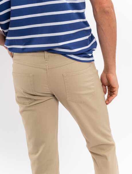 Pantalon color arena