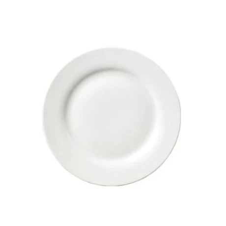 PLATO DE MESA BLANCO PORCELANA SELECTA D 26 CM