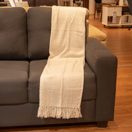 THROW FAWN ALGODON MARRON COTTON TAUPE