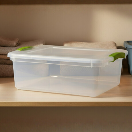 Caja organizadora 15 lts Wenbox TRANSPARENTE