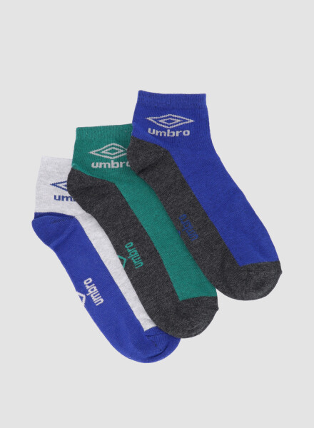 Media corta deportiva umbro pack x3 Variante 26