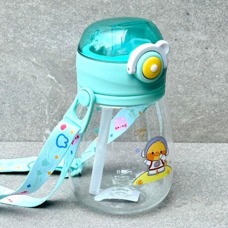 Botella Plástica Infantil Con Sorbito 430ml Botella Plástica Infantil Con Sorbito 430ml