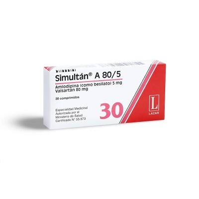 Simultan A 80 Mg./5 Mg. 30 Comp. Simultan A 80 Mg./5 Mg. 30 Comp.