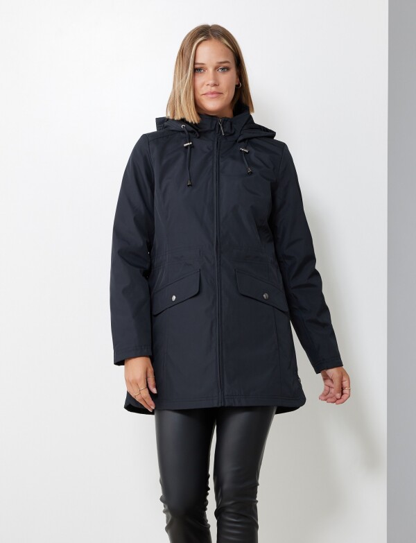 Gabardina Impermeable NEGRO