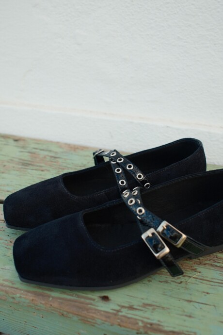 Ballerina Madrid Gamuza Negro Ballerina Madrid Gamuza Negro