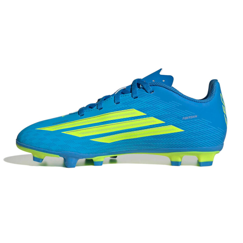 Championes Fútbol Niño Adidas F50 Club Fg Azul-amarillo
