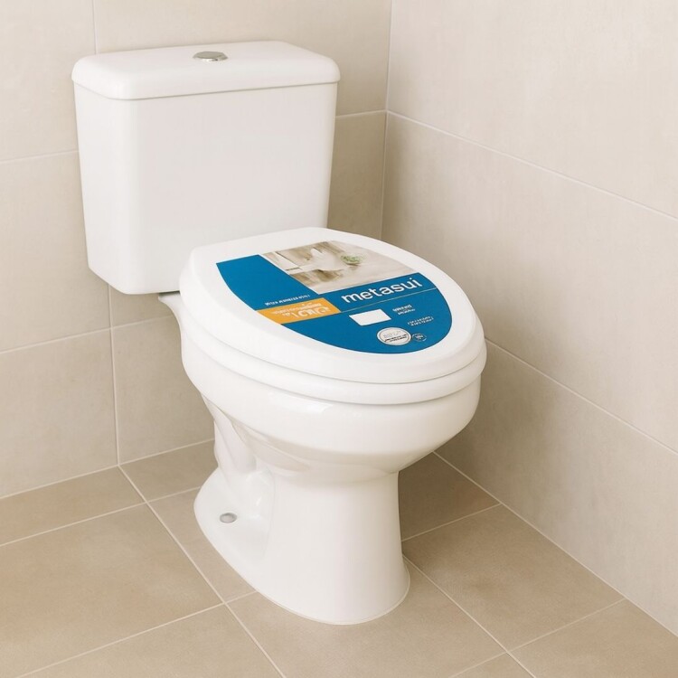 TAPA DE INODORO PLASTICO METASUL Blanco