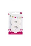 Vela grande glitter n # 8 blanco Vela grande glitter n # 8 blanco