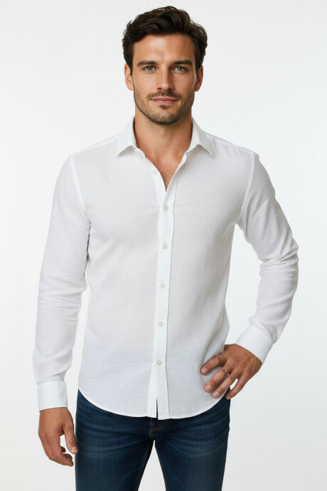 Camisa Ruedo Marfil / Off White