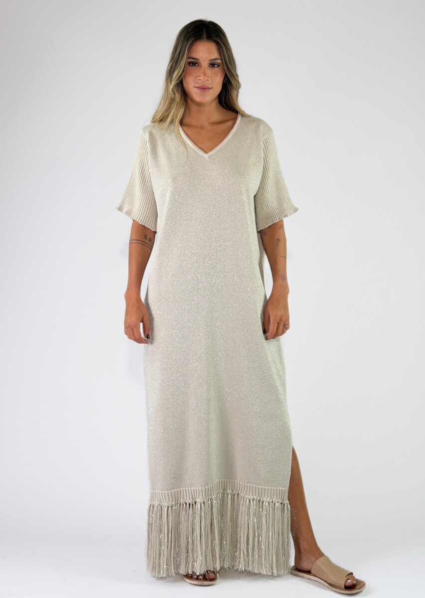 VESTIDO LUNARA - CRUDO 