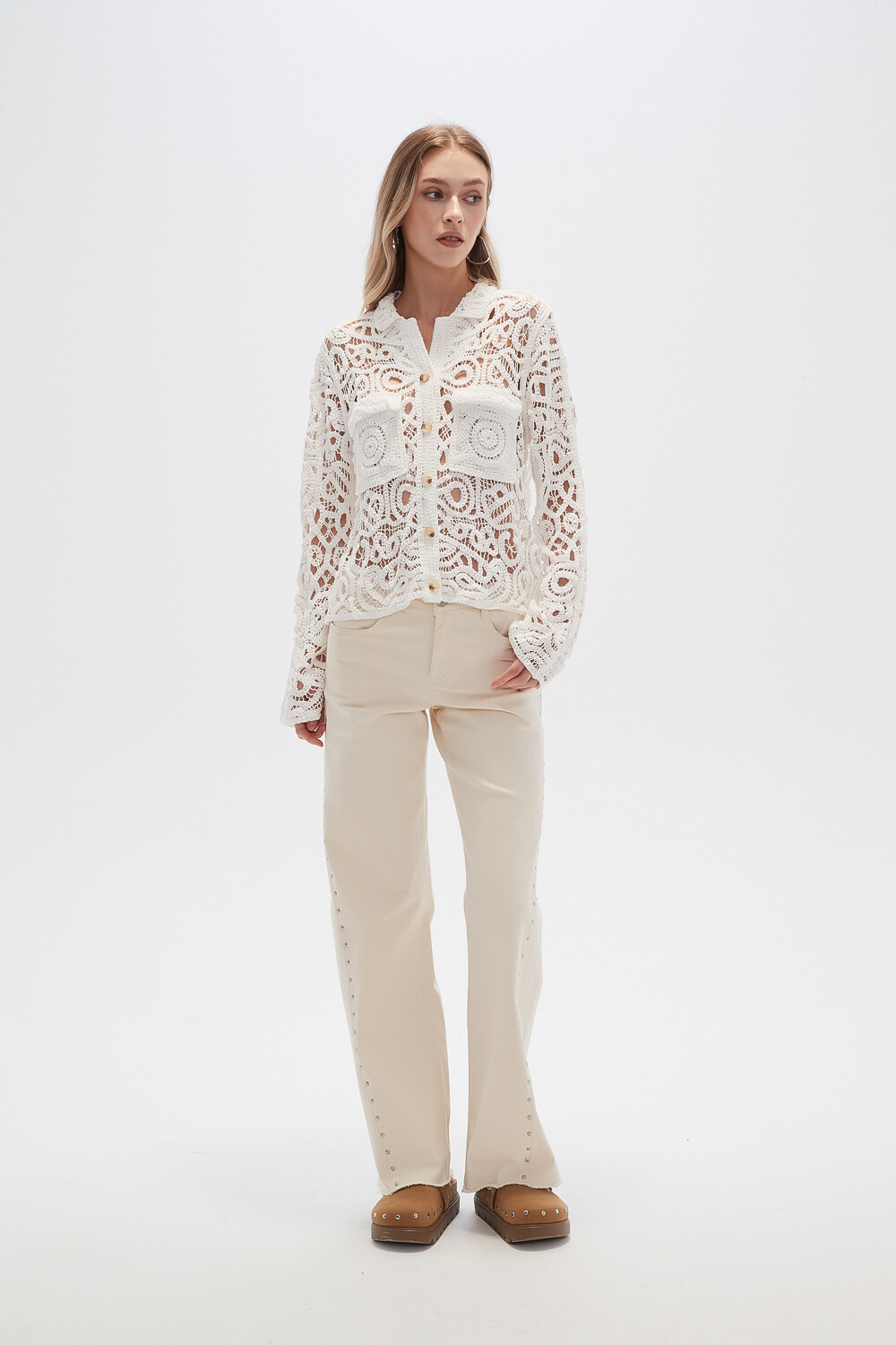 Camisa Nulina Marfil / Off White