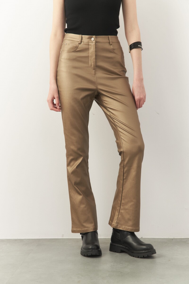 PANTALON DORIAN Dorado