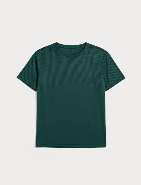 CAMISETA DEPORTIVA DE ALTO RENDIMIENTO VERDE