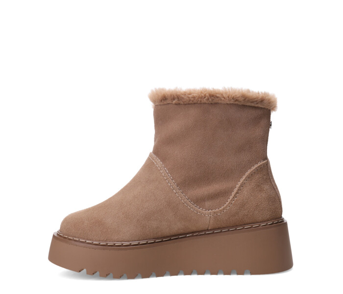 Botas de Mujer Bottero Caña Alta Con Piel Beige