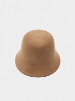 Sombrero Bucket 100% Lana canela
