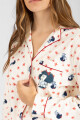 Pijama mafalda flannel fleece Marfil