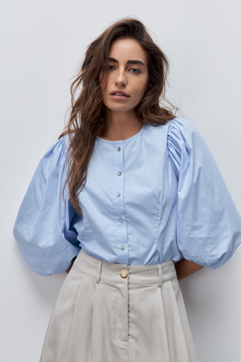 CAMISA MICK - Celeste 