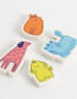 Útiles Varios Perrito Set De Gomas De Borrar - Combinacion Multicolor