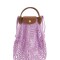 Longchamp -Cartera Longchamp de red, Le pliage Filet Violeta