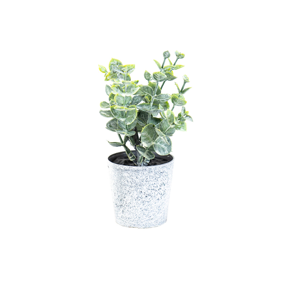 PLANTA DECORATIVA ARTIFICIAL VERDE EN MACETA