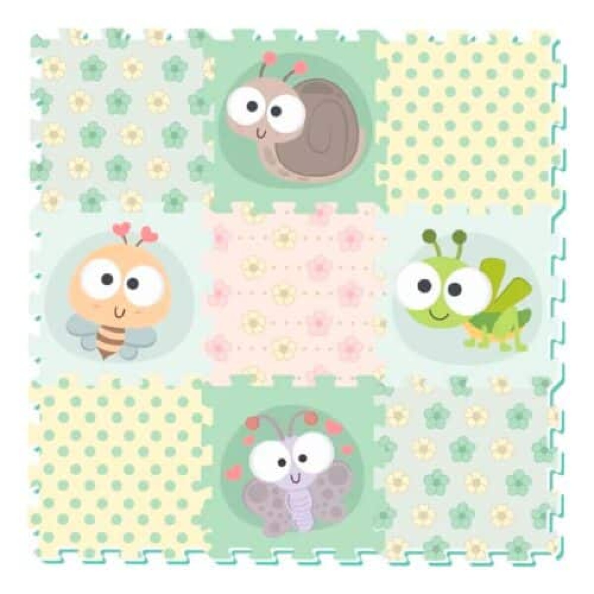 Alfombra Infantil Goma Eva – Insectos 