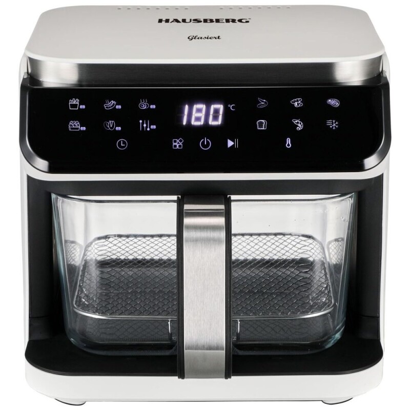 Freidora sin aceite digital de vidrio 6.5 Lts Hausberg Freidora sin aceite digital de vidrio 6.5 Lts Hausberg