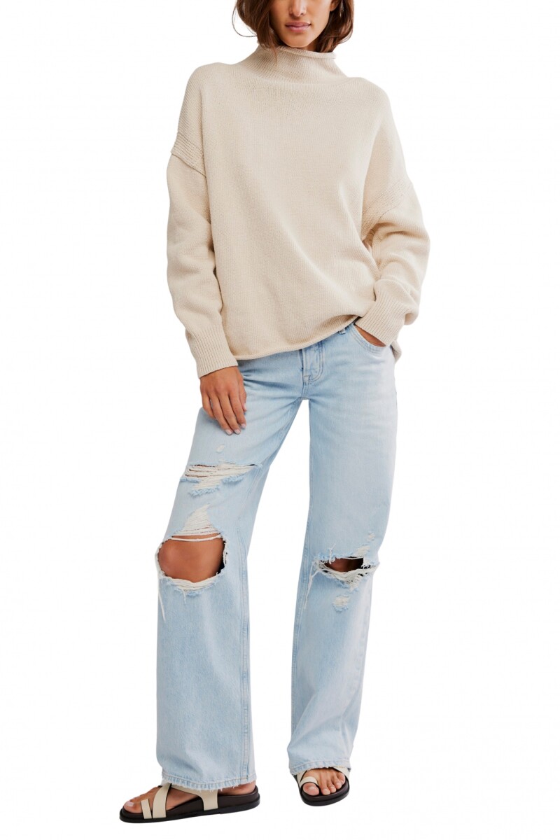 WTF TORRES ROLL NECK Blanco