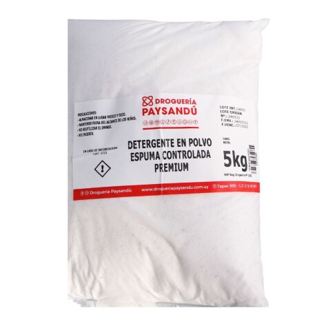 Jabón en Polvo Premium Espuma Controlada 5 Kg
