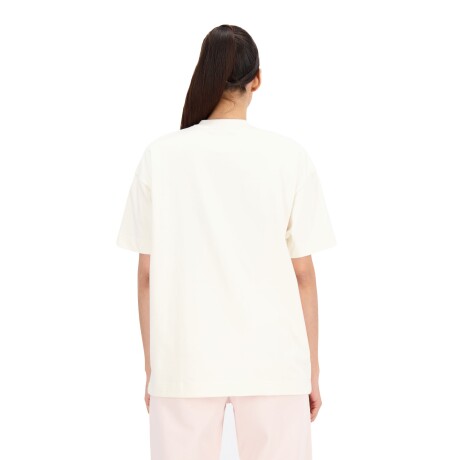 Remera New Balance de Dama - Athletics - WT33557GIE BEIGE