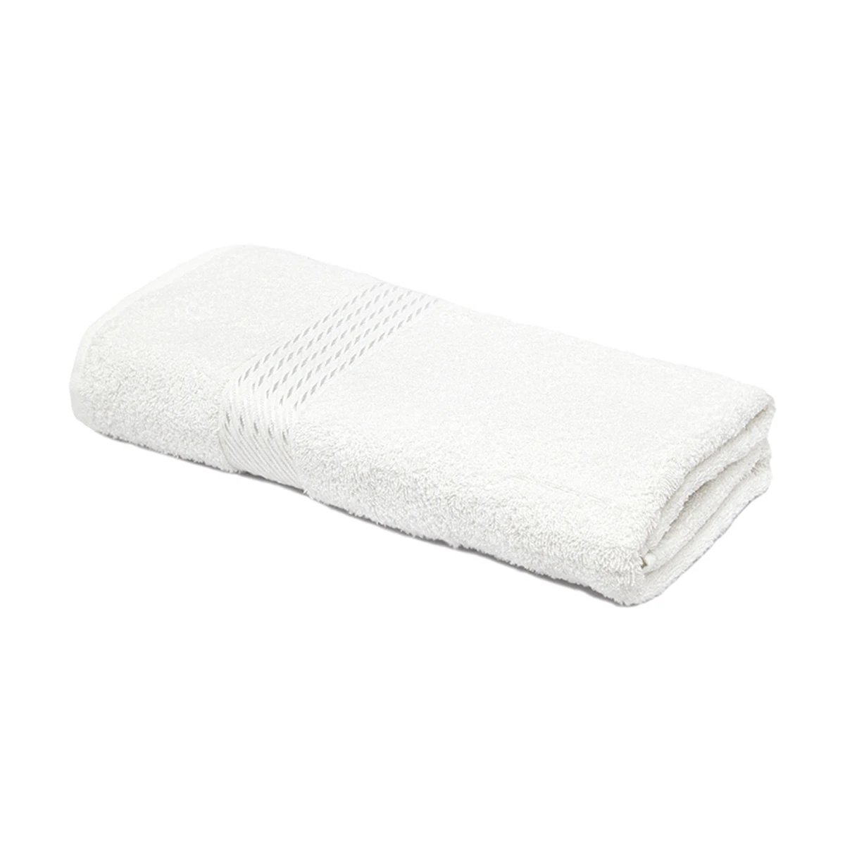 Toalla Baño Prisma Dohler 70 x 140 cm 100% Algodón - BLANCO 