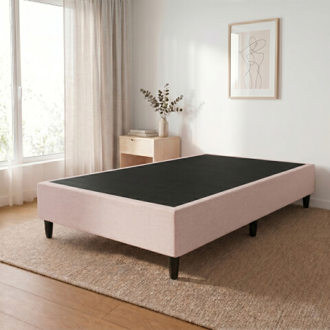 Base BOX 1 Plaza y Media 110x188x35 cm – Soporte Firme para Colchón | Beige Base BOX 1 Plaza y Media 110x188x35 cm – Soporte Firme para Colchón | Beige