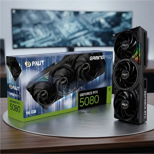 Tarjeta De Video Palit Geforce Rtx 5080 Gamingpro 16 Gb Gddr7 TARJETA VIDEO PALIT RTX5080 GAMINGPRO 16