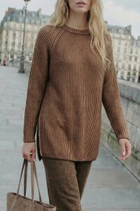 Sweater Texturado Chocolate