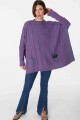 Sweater Oceano Petroleo/Violeta