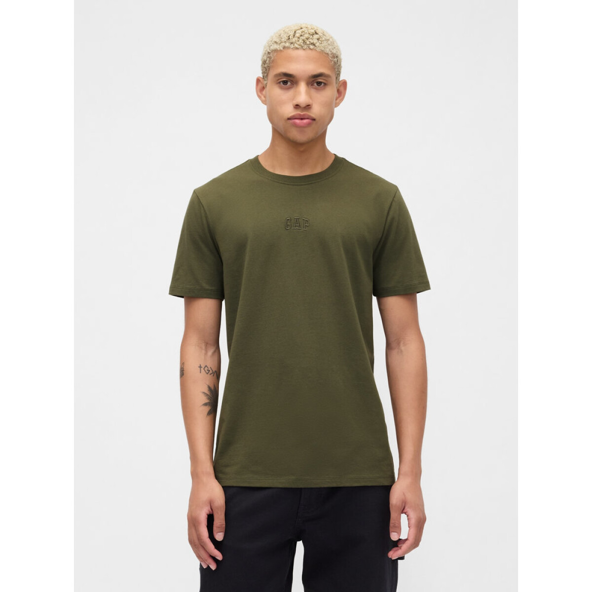 V-FRCH MINI LOGO TEE - ARMY JACKET GREEN 