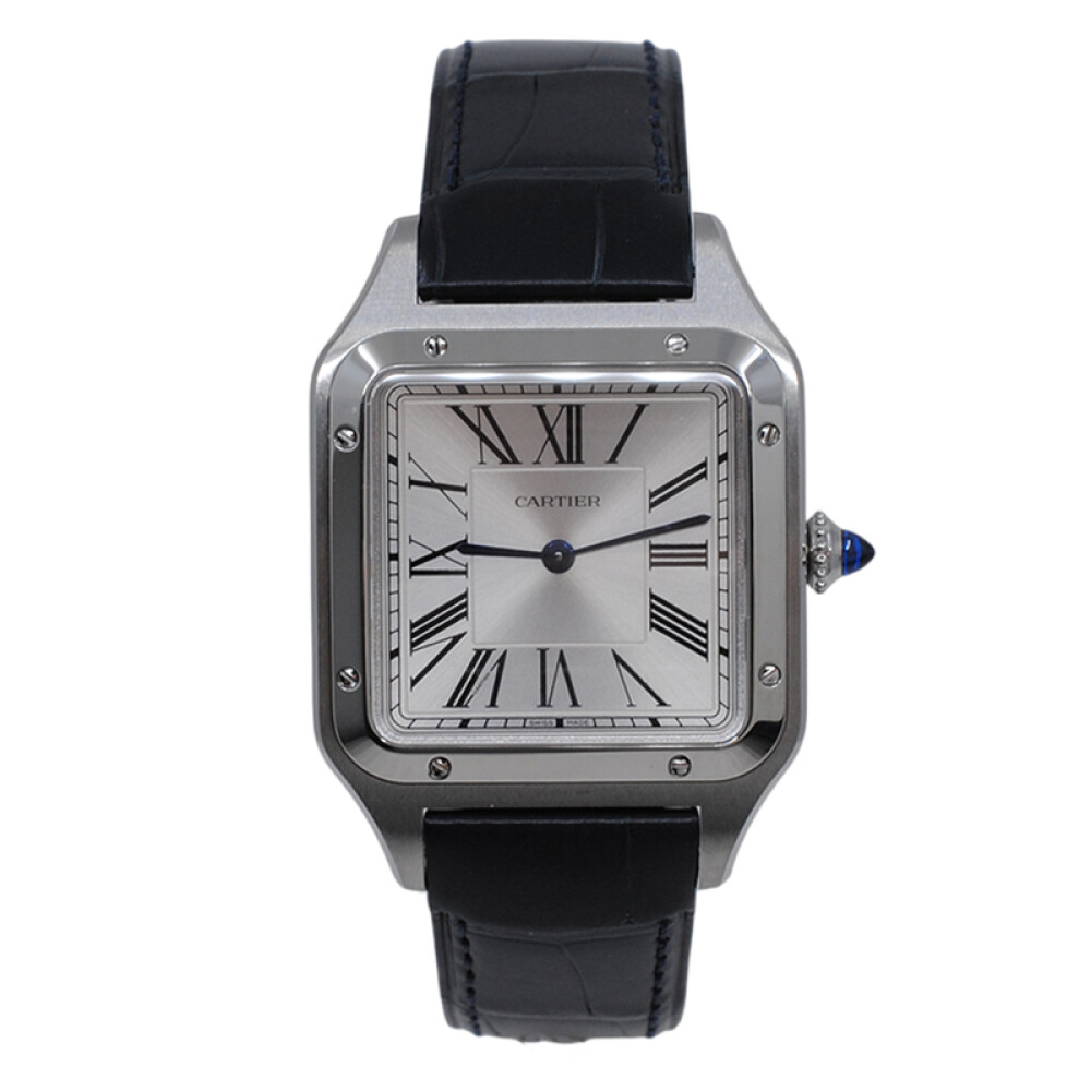 Cartier Santos- Dumont large quartz WSSA0022 acero año 2025 con caja y papeles Cartier Santos- Dumont large quartz WSSA0022 acero año 2025 con caja y papeles