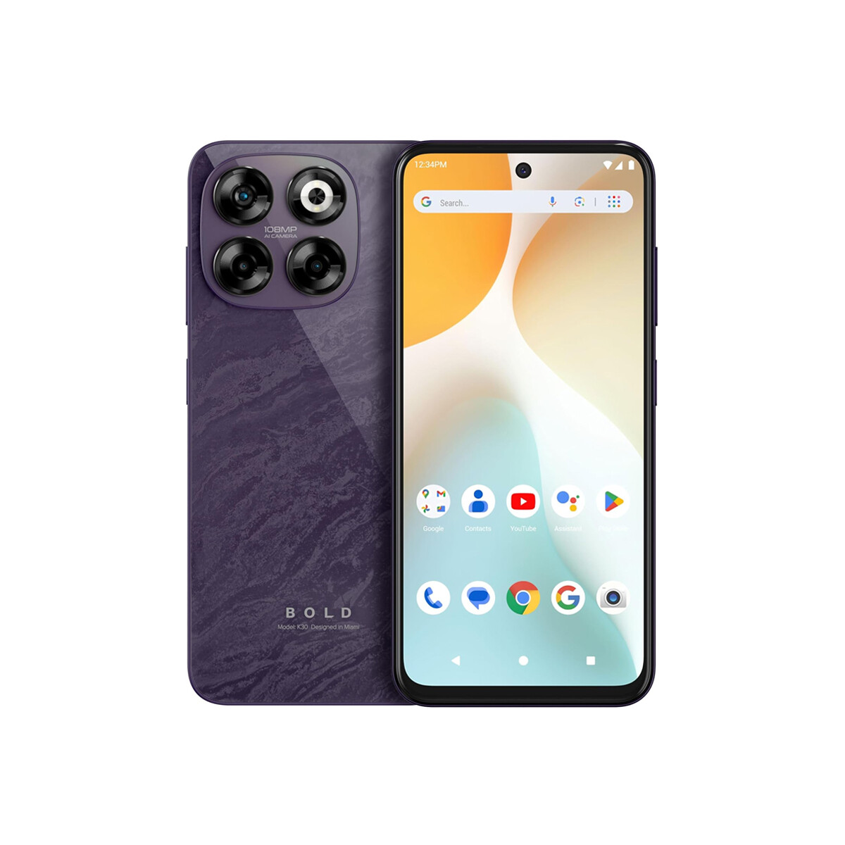 Blu Bold K30 Púrpura 256GB Libre 