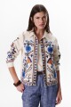 CHAQUETA MARGA AZUL