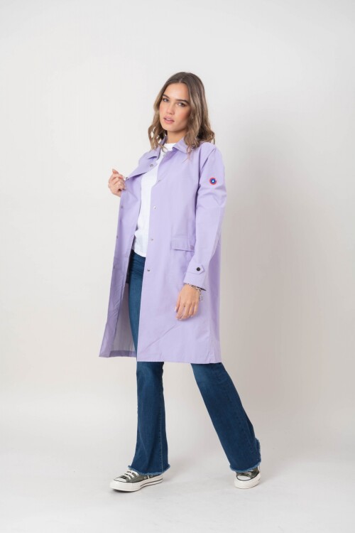 Trench impermeable Flotte Lila